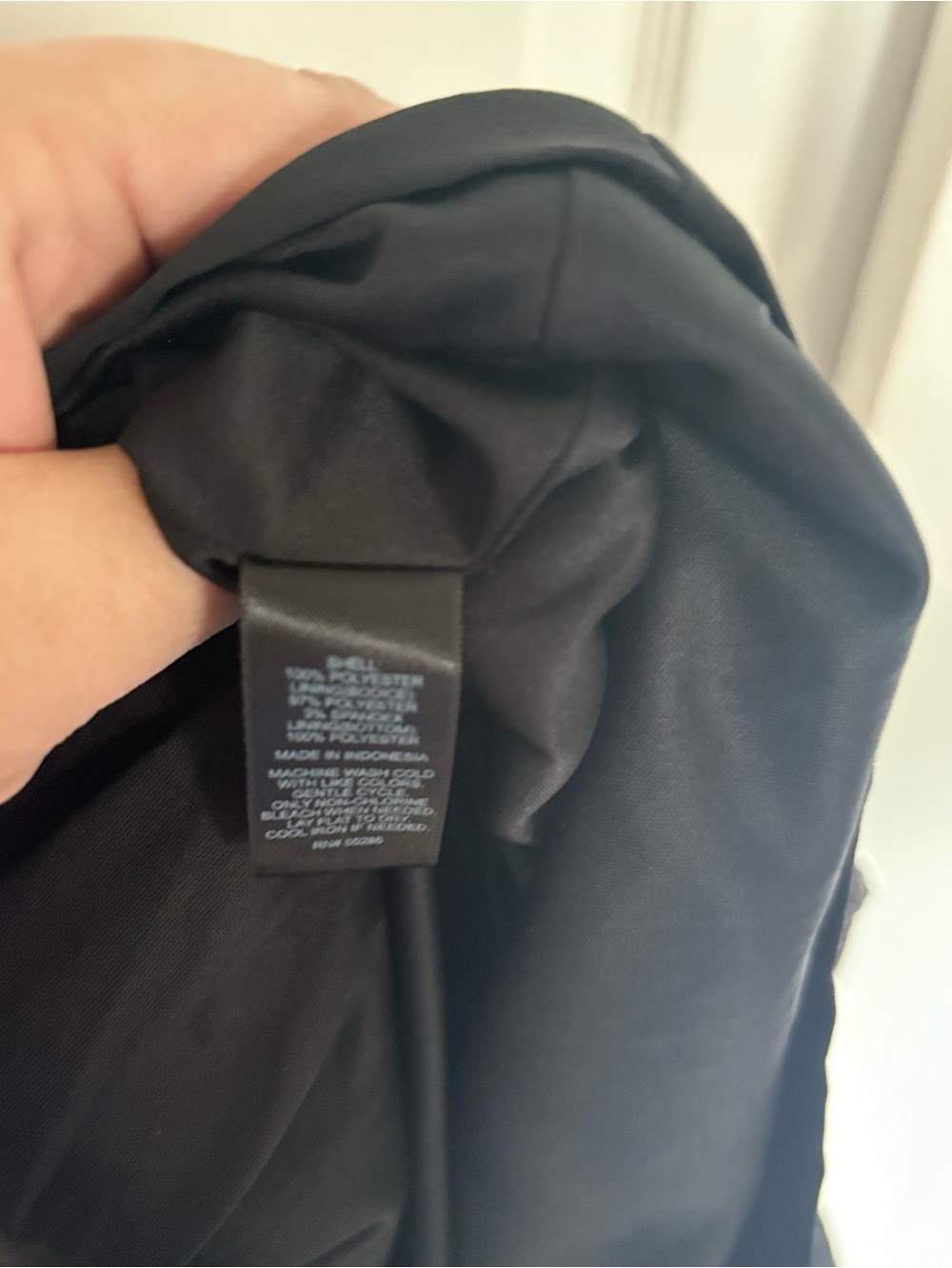Express Black Strapless Ruffle Romper - Picture 7 of 7